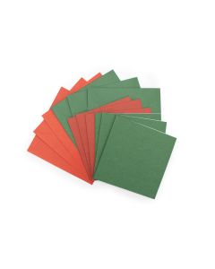 PK6 Cards & Envelopes Green/Red