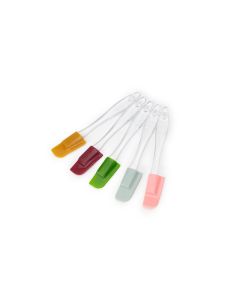Set of 5 Mini Silicone Spatulas 