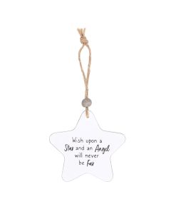 Hanging Sentiment Plaque – Set of 2 – Friendship & Angel