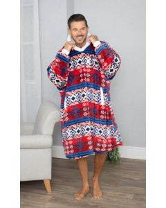 Fairisle Sherpa Hoodie