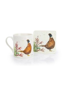 Bree Merryn Mug & Coaster - Perceval Pheasant