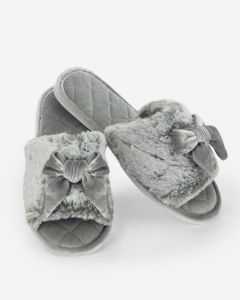 Elsa-Bow Mule Slipper