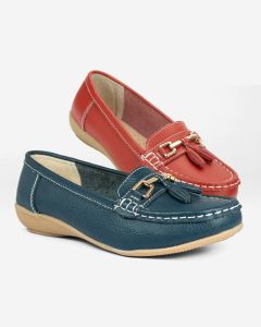Connie - Leather Ladies Loafer