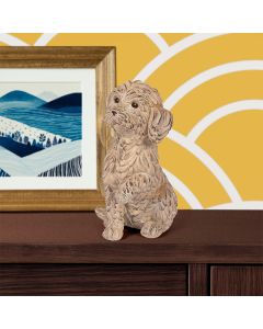 Happy - Paws - Cockapoo Sitting Ornament
