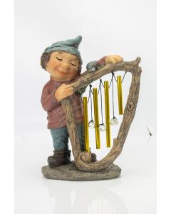 Elf Ornament With Windchimes
