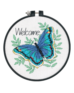 Hoop Art: Welcome Butterfly