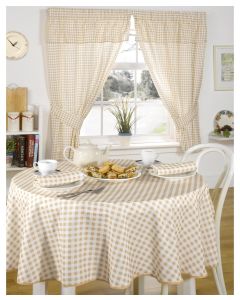 Molly Gingham Curtains - 46 x 48in