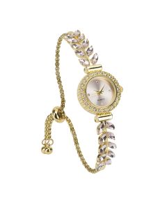 Pink Crystal Accent Sparkle Watch